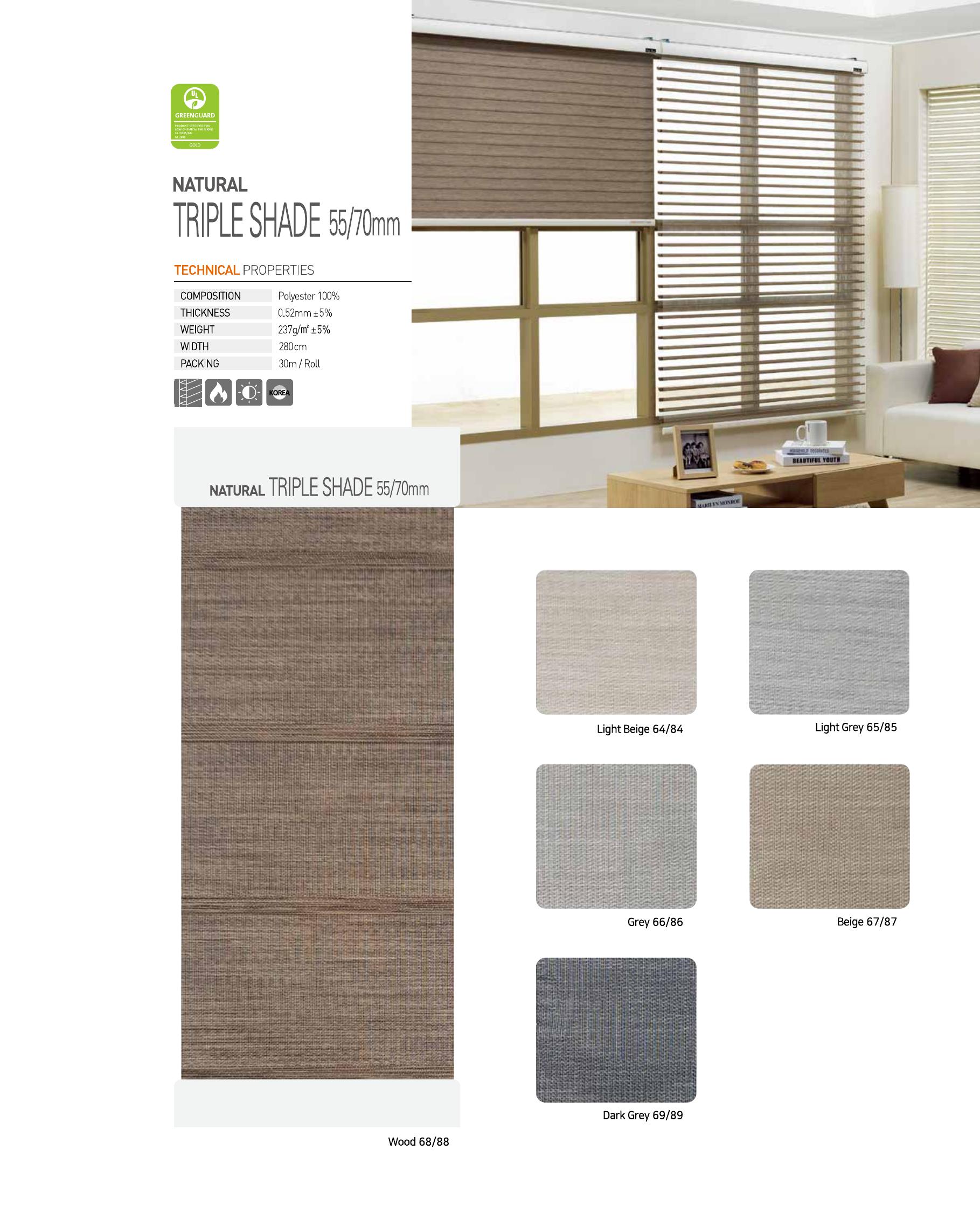 Triple Shade 55/70mm