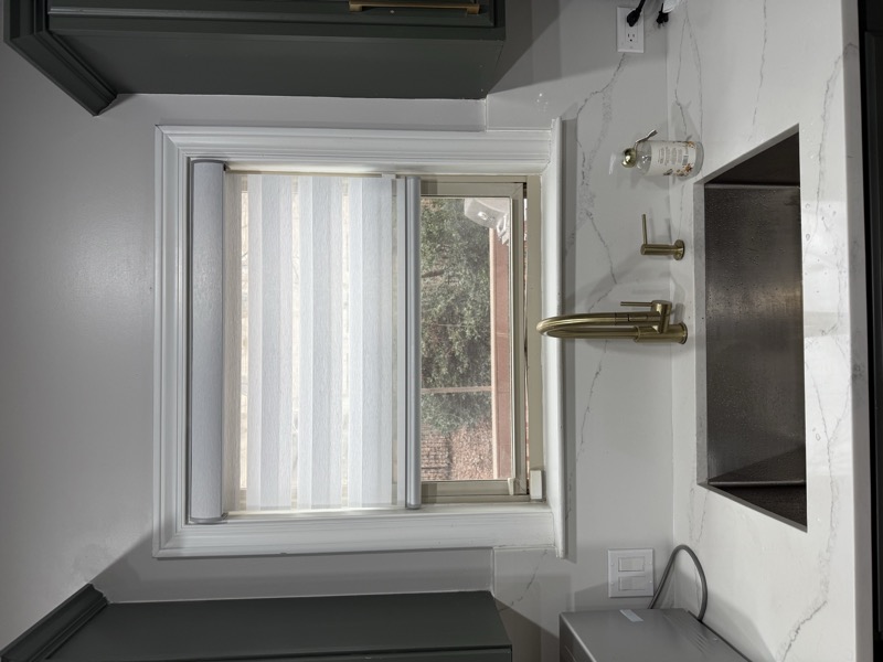 Kitchen Shade Over Marble Counter