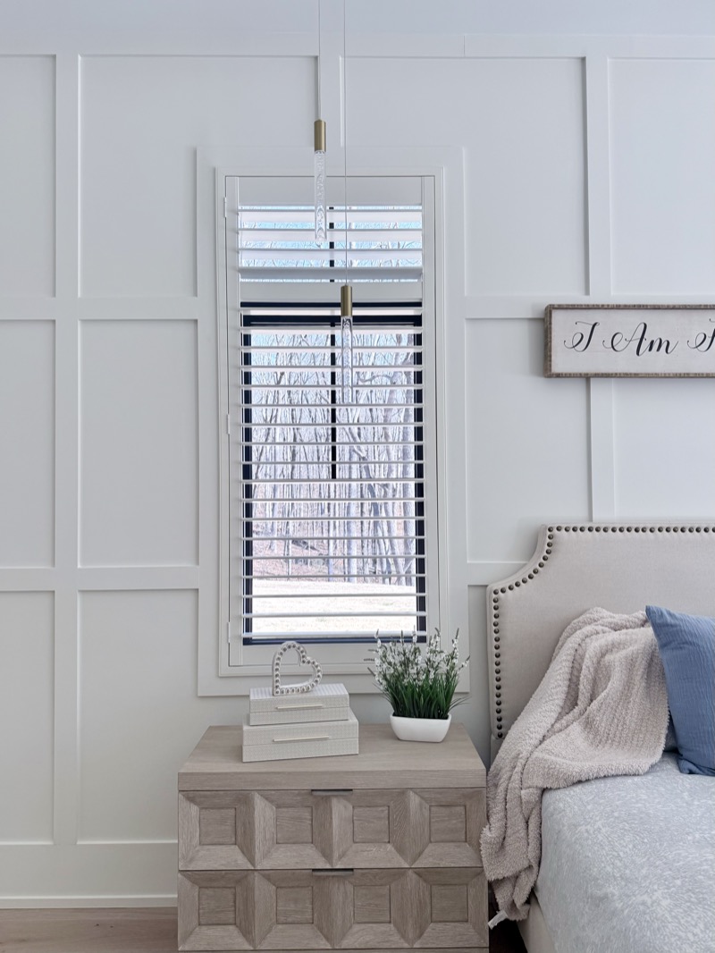 Bedroom Shutter with Board & Batten