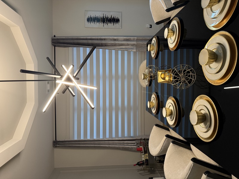 Boutique Shutters owner Danny during a window treatment consultation